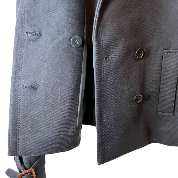 ANN TAYLOR Double Breasted Jacket in Navy Blue Size 2 - Picture 9 of 13